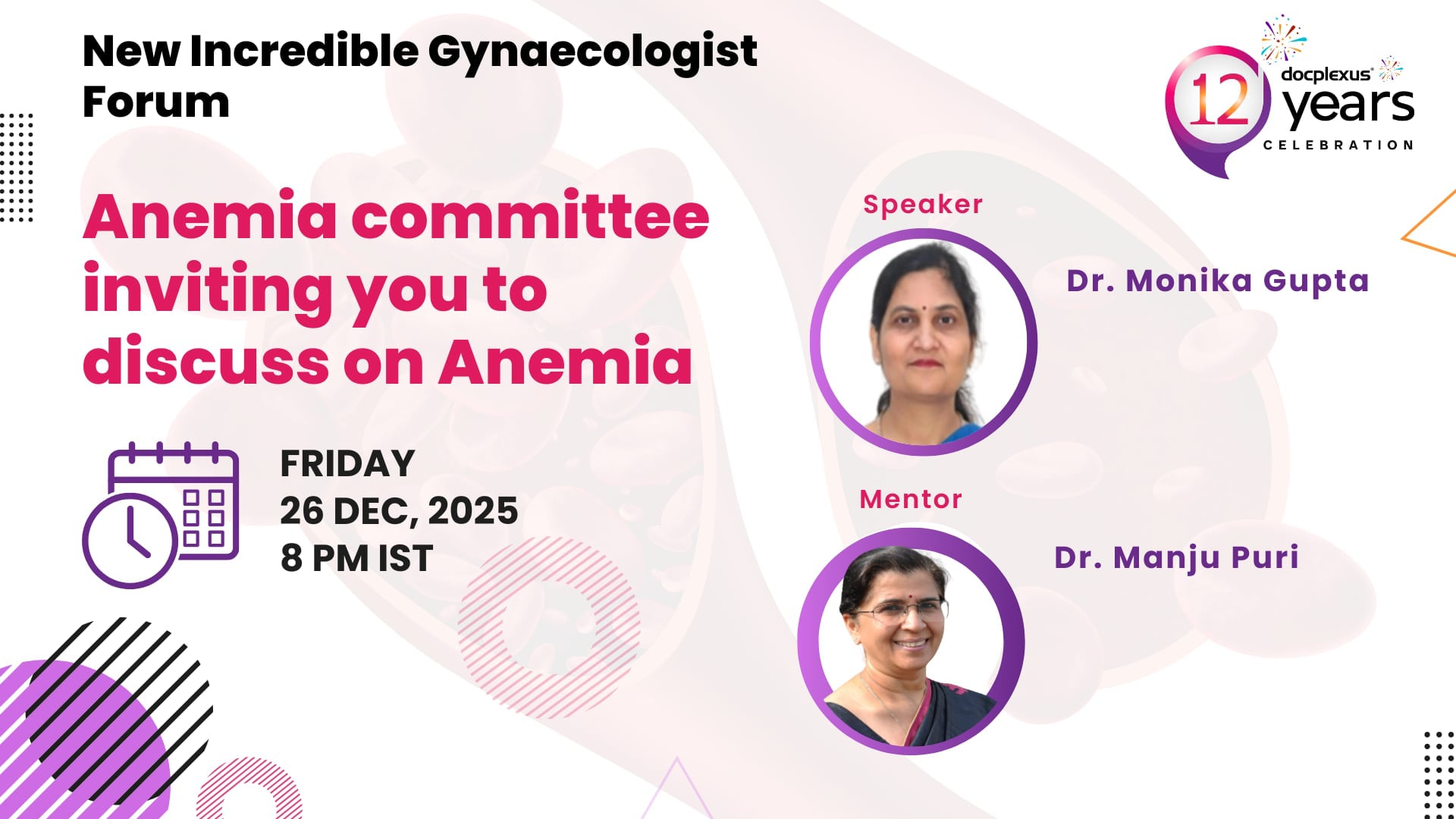 Anemia Committee Inviting You to Discuss on Anemia