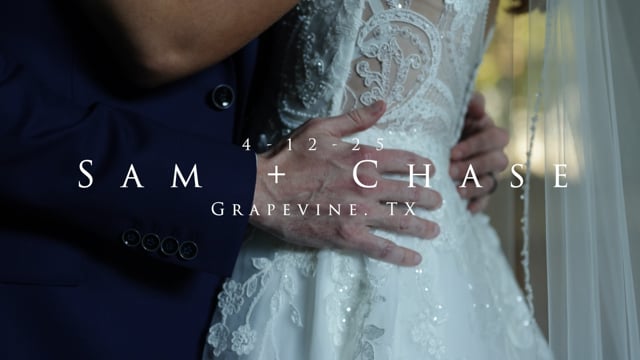 Sam and Chase during their ceremony at The Laurel in Grapevine, from their Dallas and Fort Worth wedding film