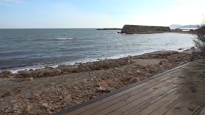 La Llevantada deixa registres d'onades de 8 metres i murs a la vista