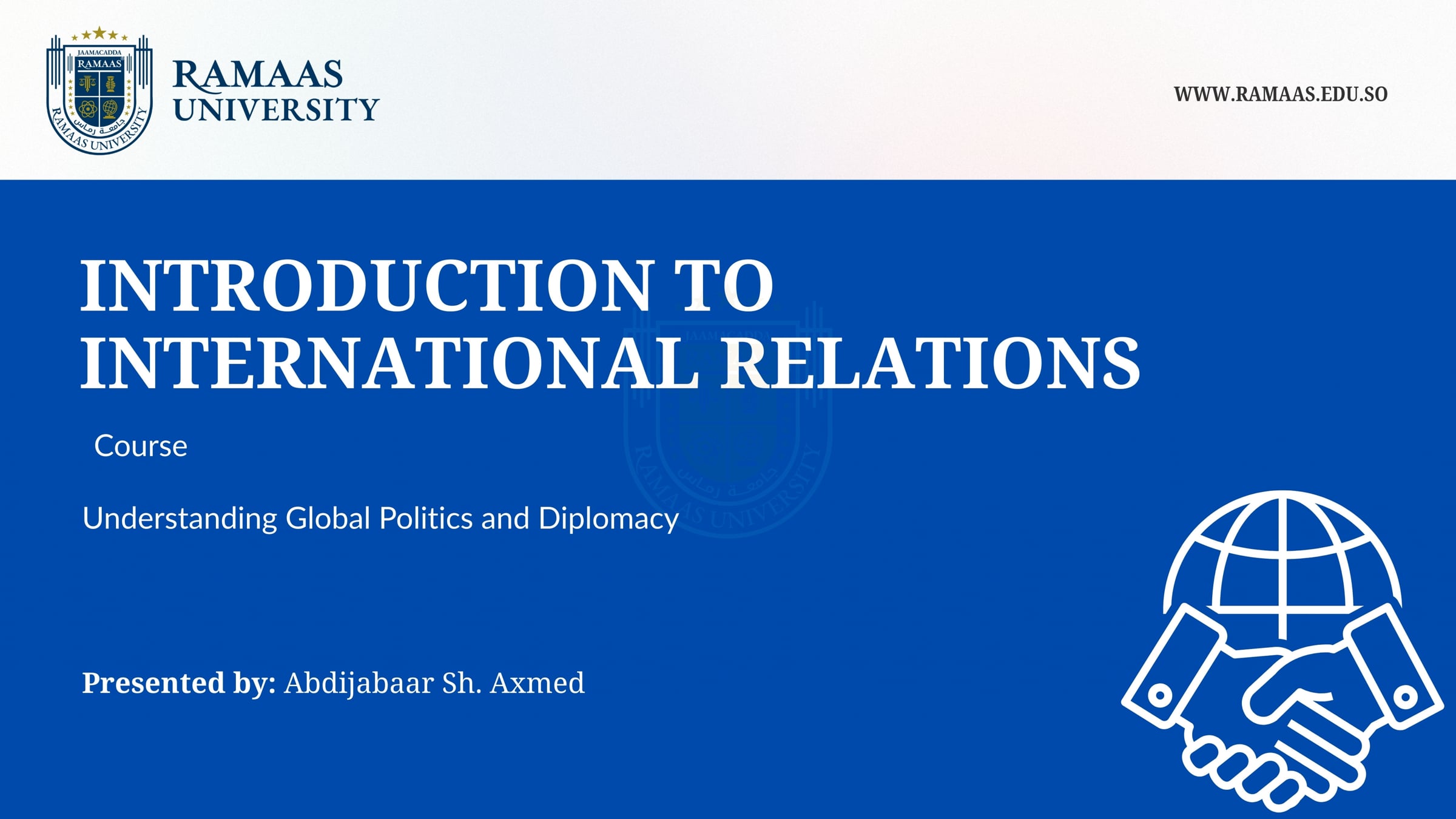 Lesson 1 International Relations Course RU | Videos & Movies on Vimeo