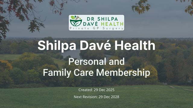 Personal and Family Care Membership