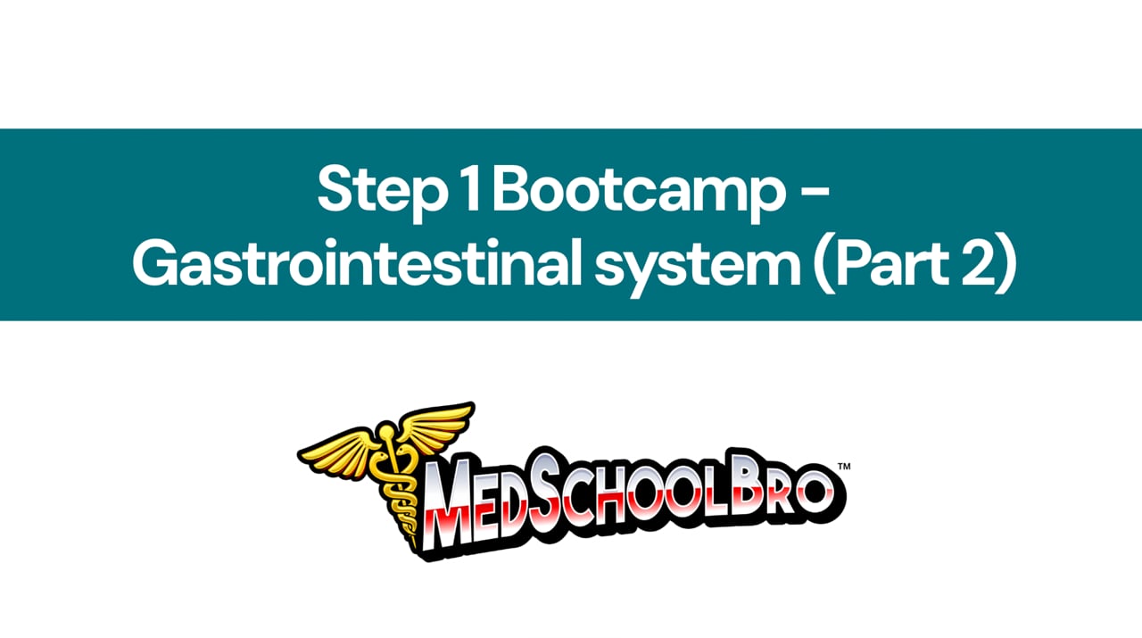 Sample MedSchoolBro Step 1 Masterclass lecture