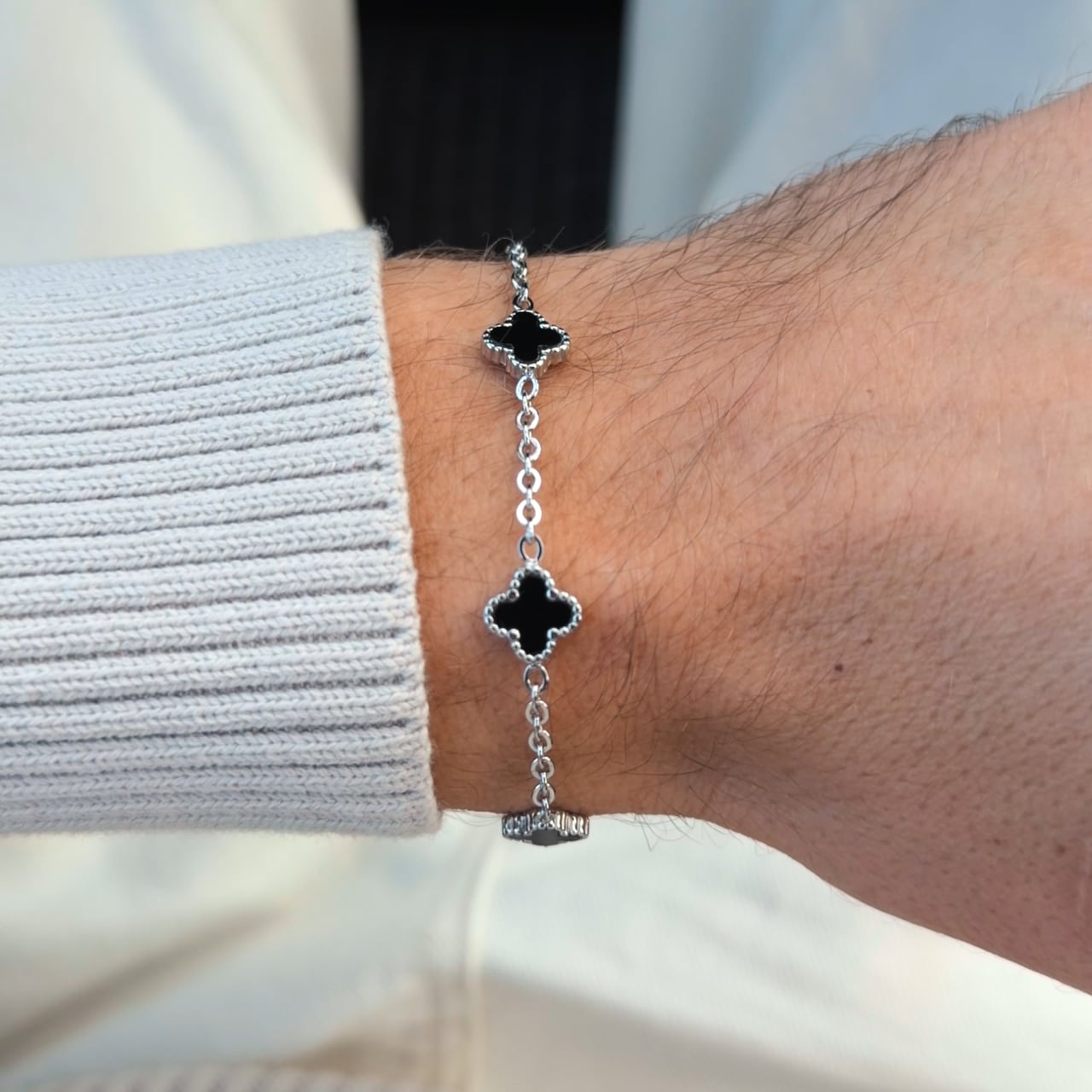 IVX JAPAN WIND AND SEA Hearts Bracelet 黒 IVX JAPAN WIND AND SEA Hearts Bracelet 黒 Jewelry Collection