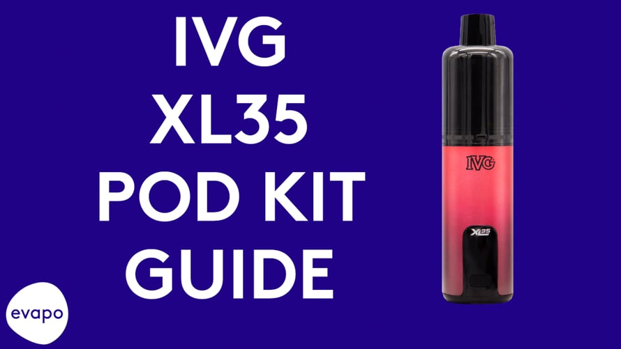 IVG XL35 pod vape kit guide