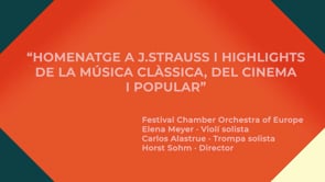 Homenatge a J. Strauss i highlights de la música clàssica, del cinema i popular