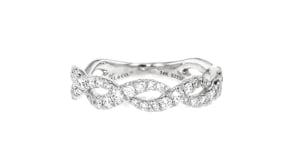 Gabriel Designs .60 ct. t.w. Diamond Woven Ring in 14kt White Gold