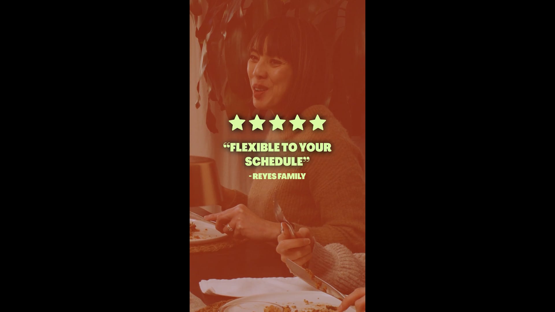 HelloFresh, Real Family Testimonial, "Flexible to your schedule"