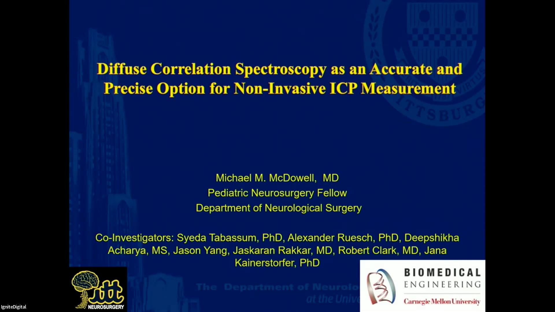 Diffuse Correlation Spectroscopy as an Accurate and Precise Option for Non- Invasive ICP Measurement