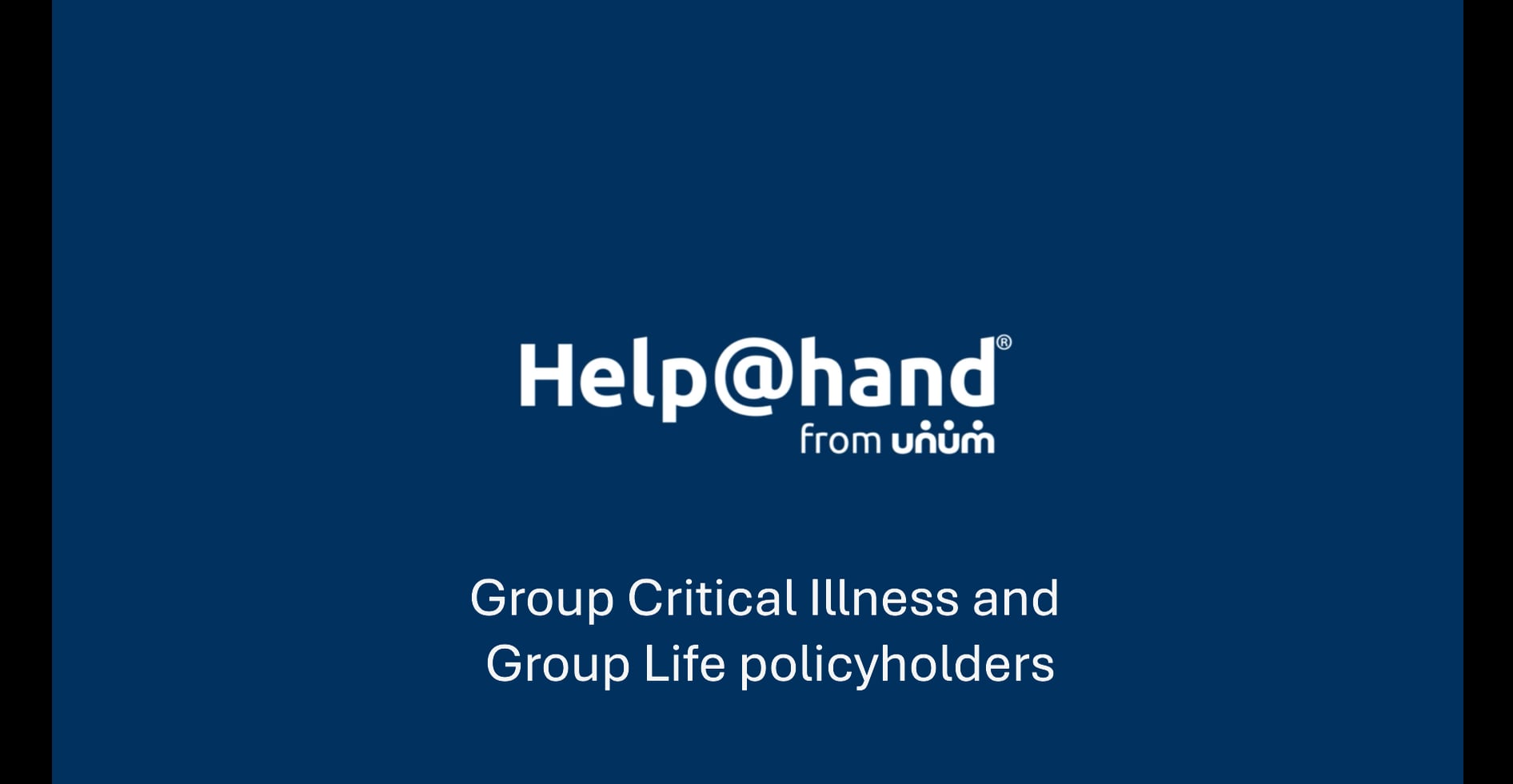 Introduction to Help@hand – Unum Group Critical Illness and Life ...