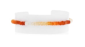 3.5-4mm Multicolored Opal Bead Bracelet with 14kt Yellow Gold Magnetic Clasp