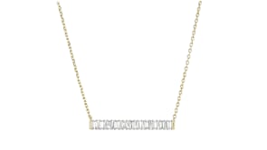 .20 ct. t.w. Lab-Grown Diamond Bar Necklace in 18kt Gold Over Sterling