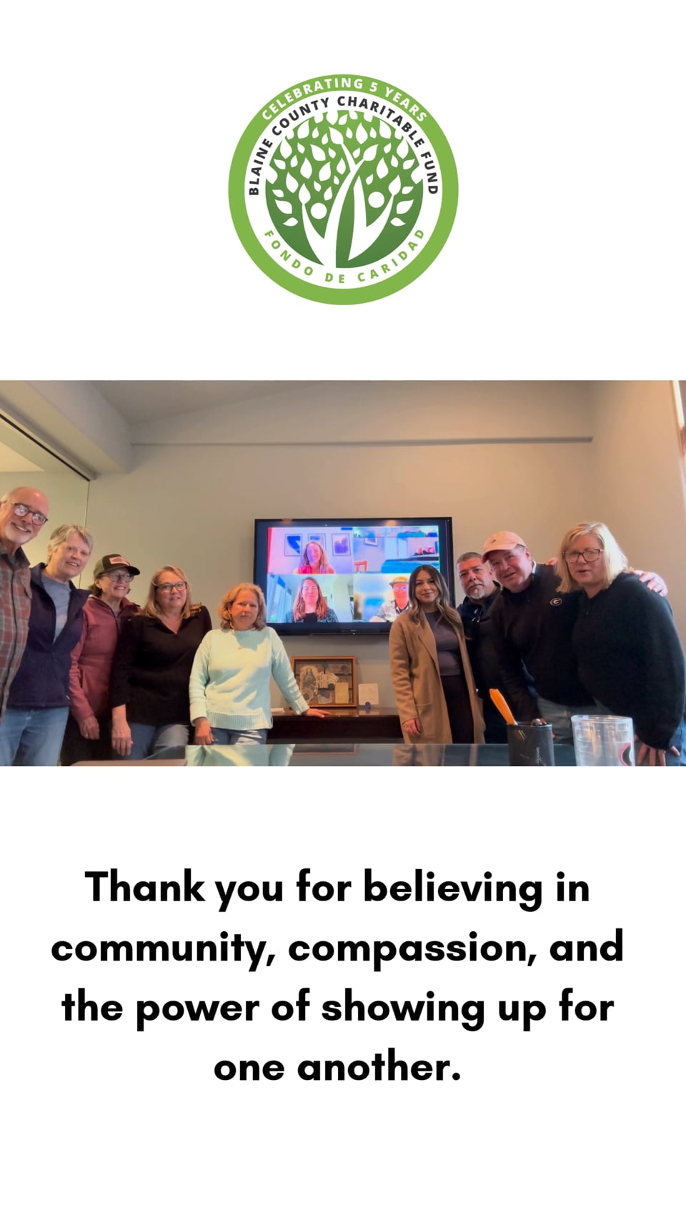 A warm thank you from BCCF 💛