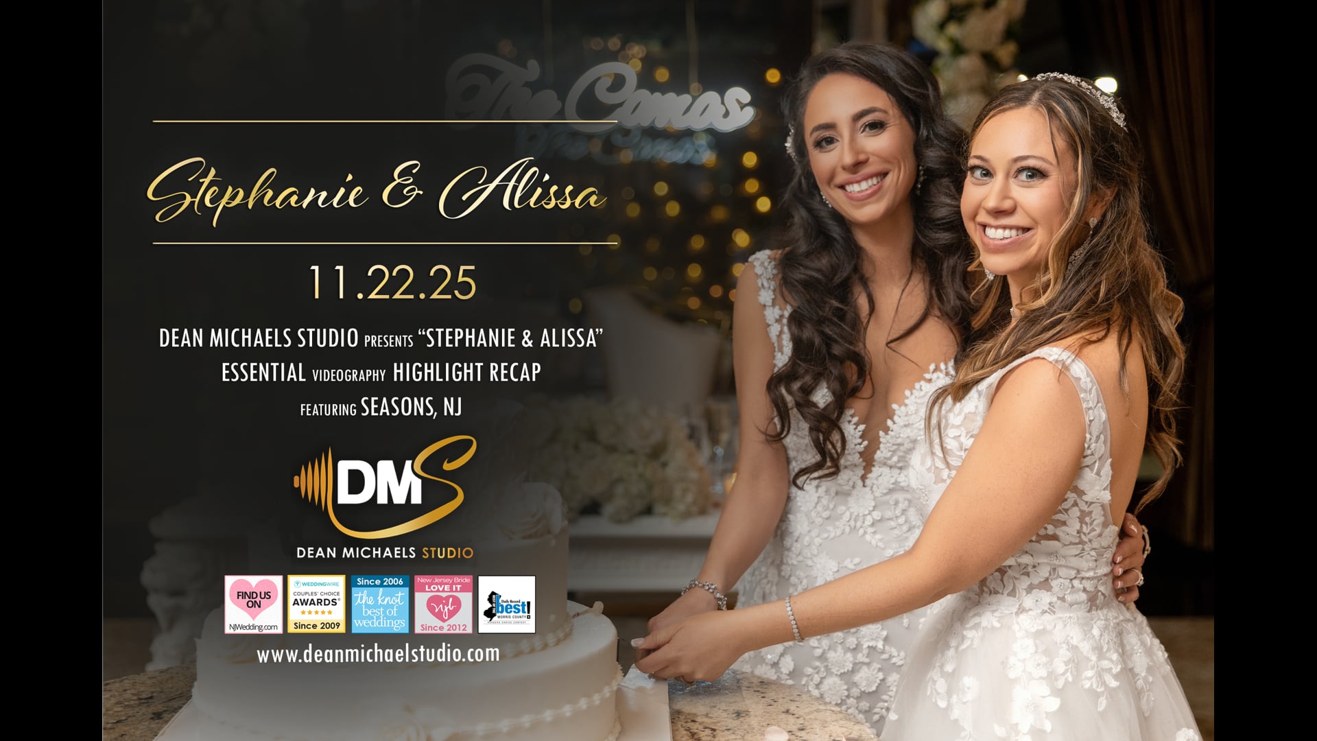 Stephanie & Alissa's Wedding Highlight Recap at Seasons Catering, NJ