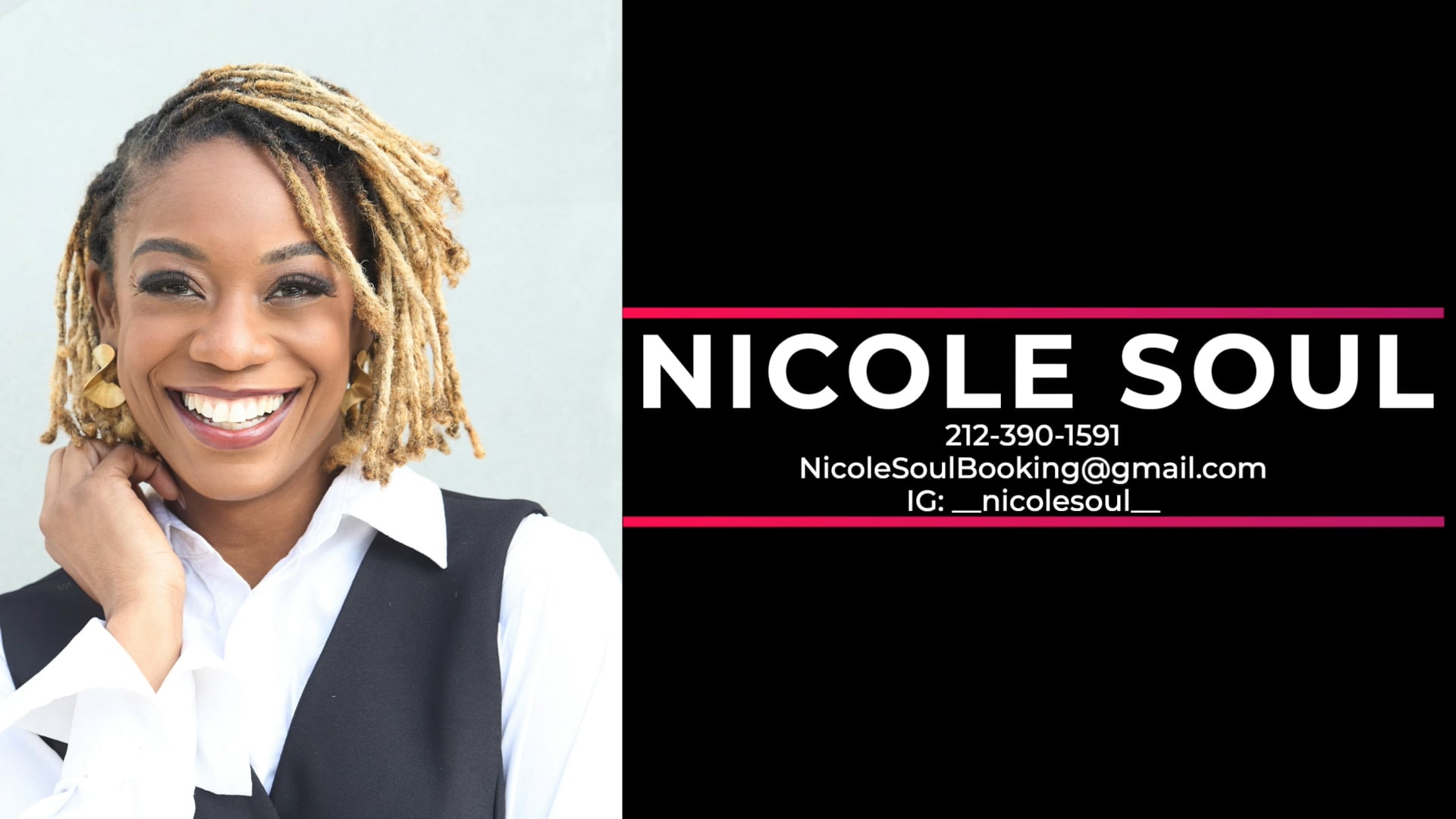 Promotional video thumbnail 1 for I'm Your Host, Nicole Soul!