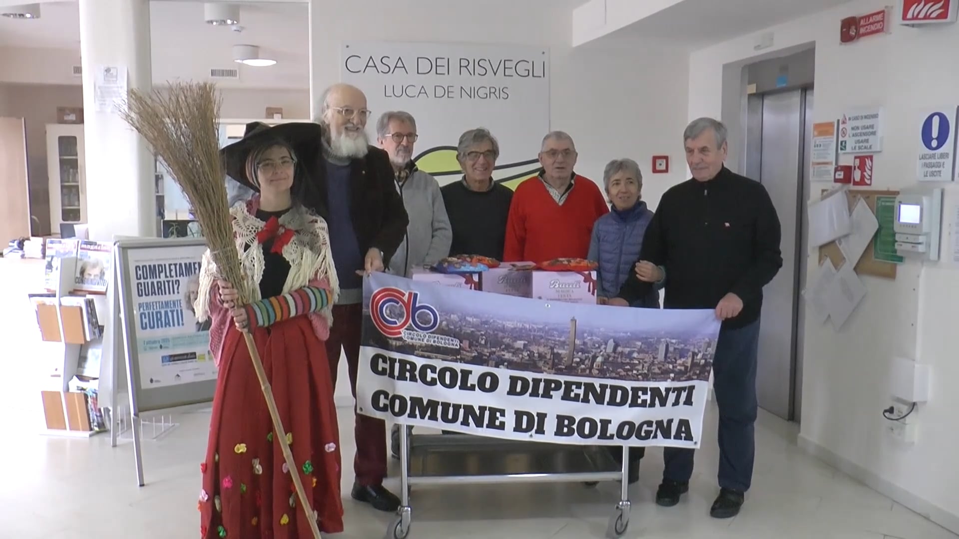 E’ iniziato il tour di solidarietà della Befana della Casa dei Risvegli Luca de Nigris