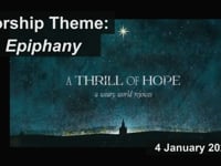 Worship for January 4, 2026