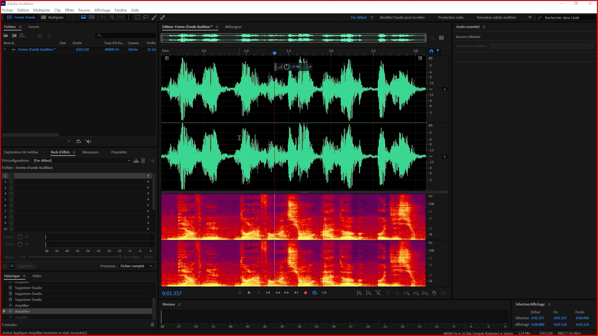10-audition nettoyage du bruit et restauration sonore-