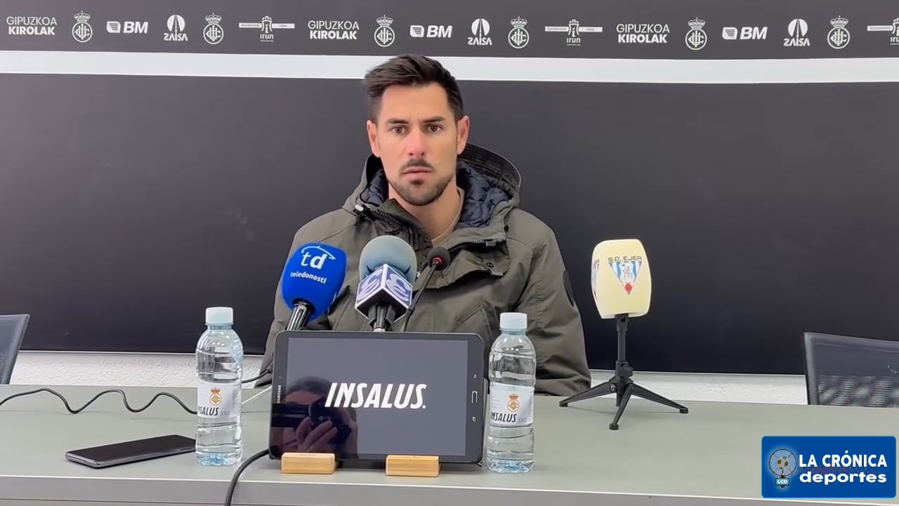 LUSO DELGADO (Entrenador SD Ejea) Real Unión 3-0 SD Ejea / Jor. 17 - Segunda Rfef / Gr 2 / Fuente: Facebook SD Ejea