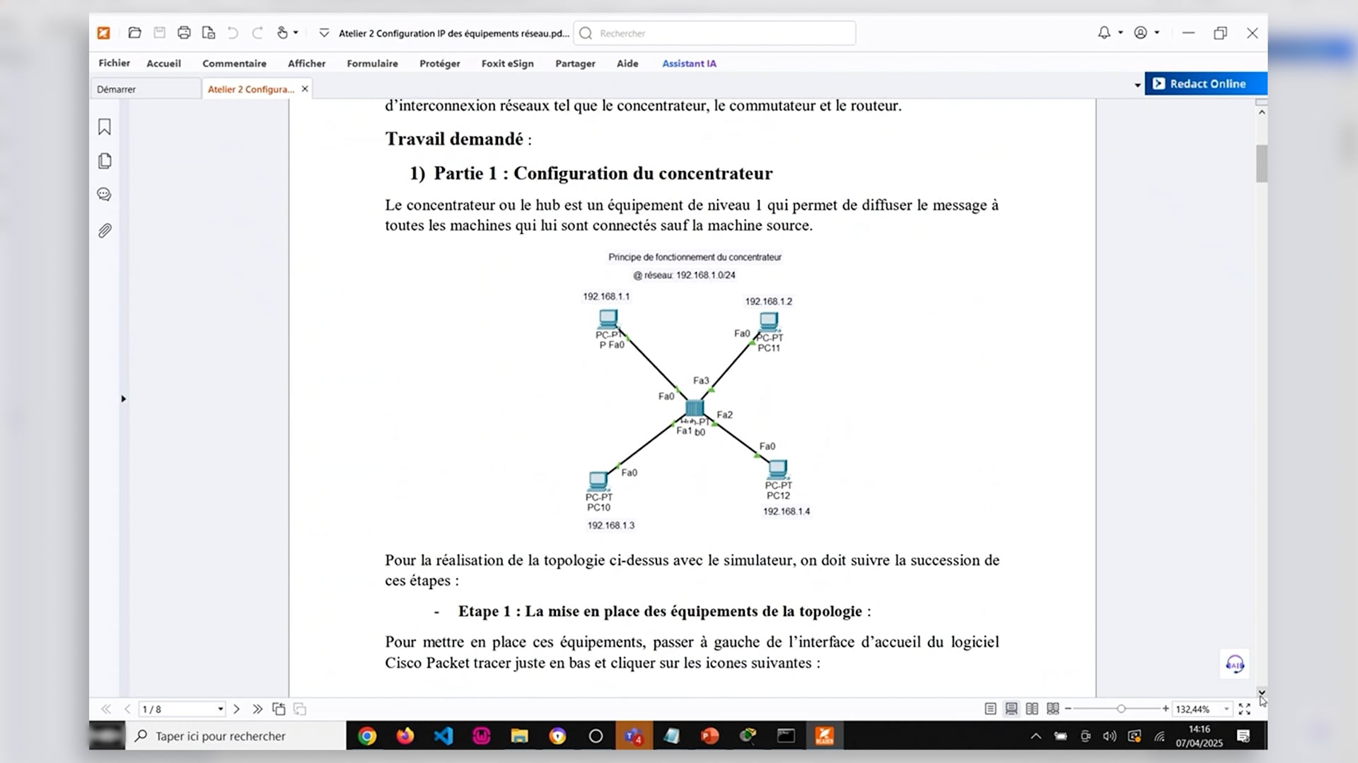 19_comprendre le hub et mise en place du réseau