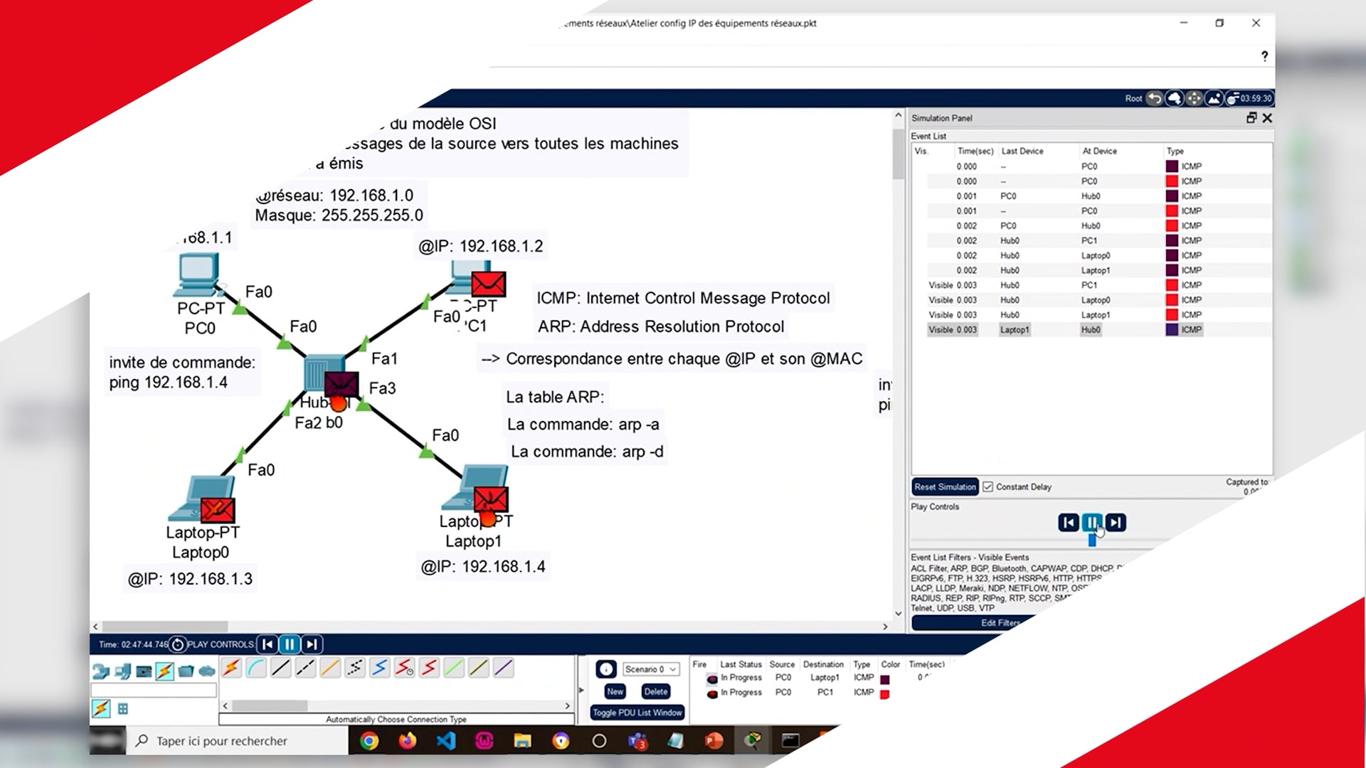 27_collision, simultanéité et efficacité du switch