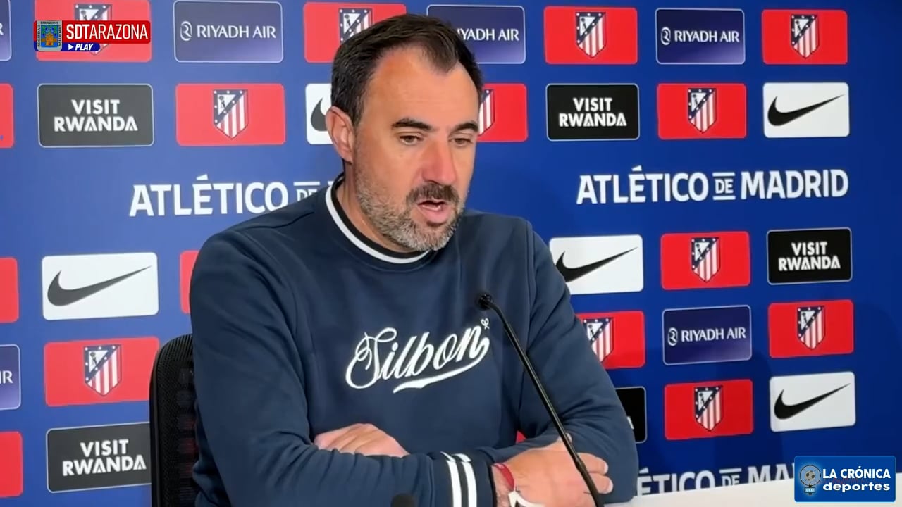 JUANMA BARRERO (Entrenador Tarazona) Atlético Madrileño 1-1 SD Tarazona / J18 - 1ª RFEF G2 / Fuente: SD Tarazona