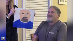 Lizz's Family PAINTED Each Other