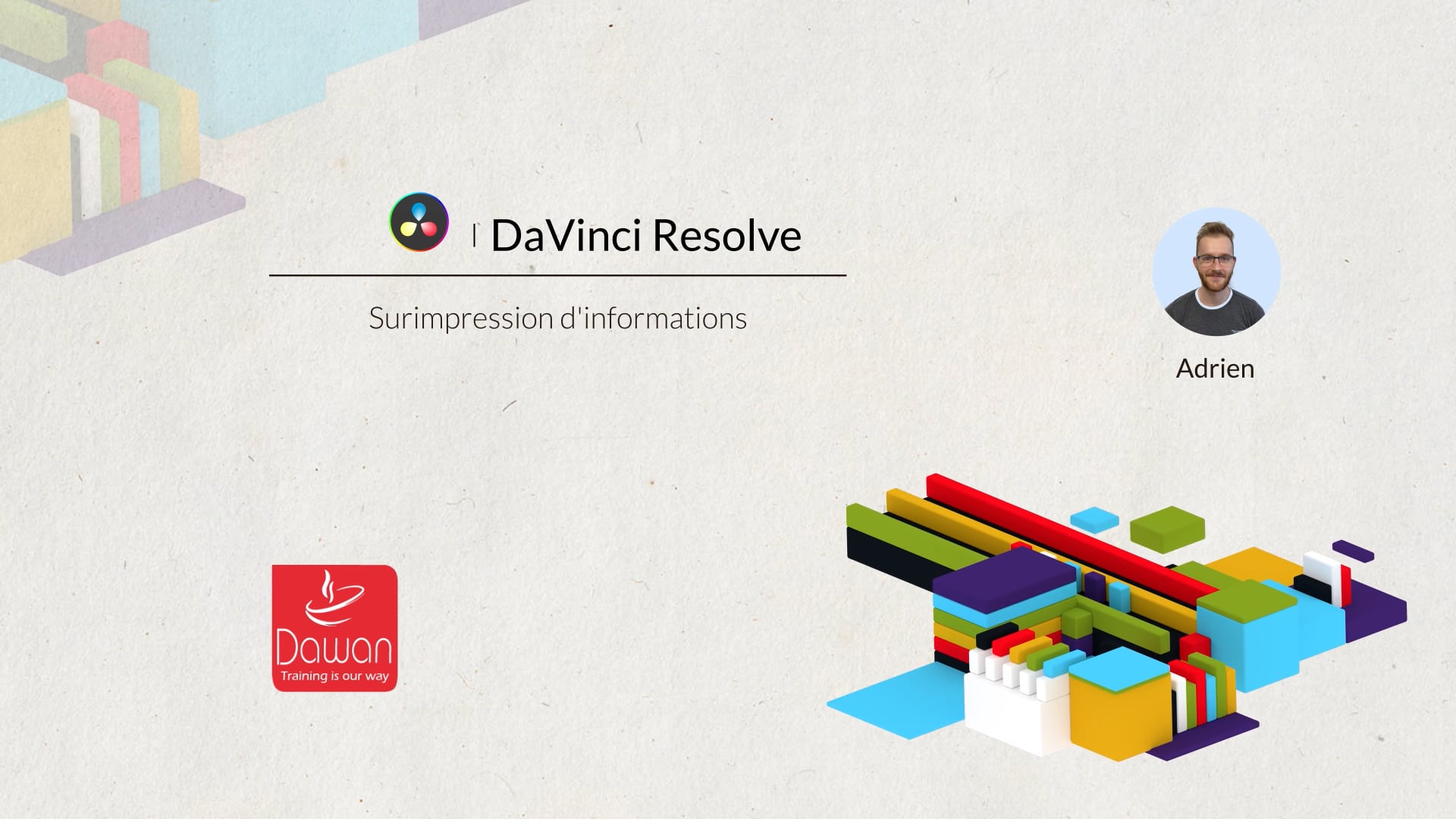 surimpression d'information