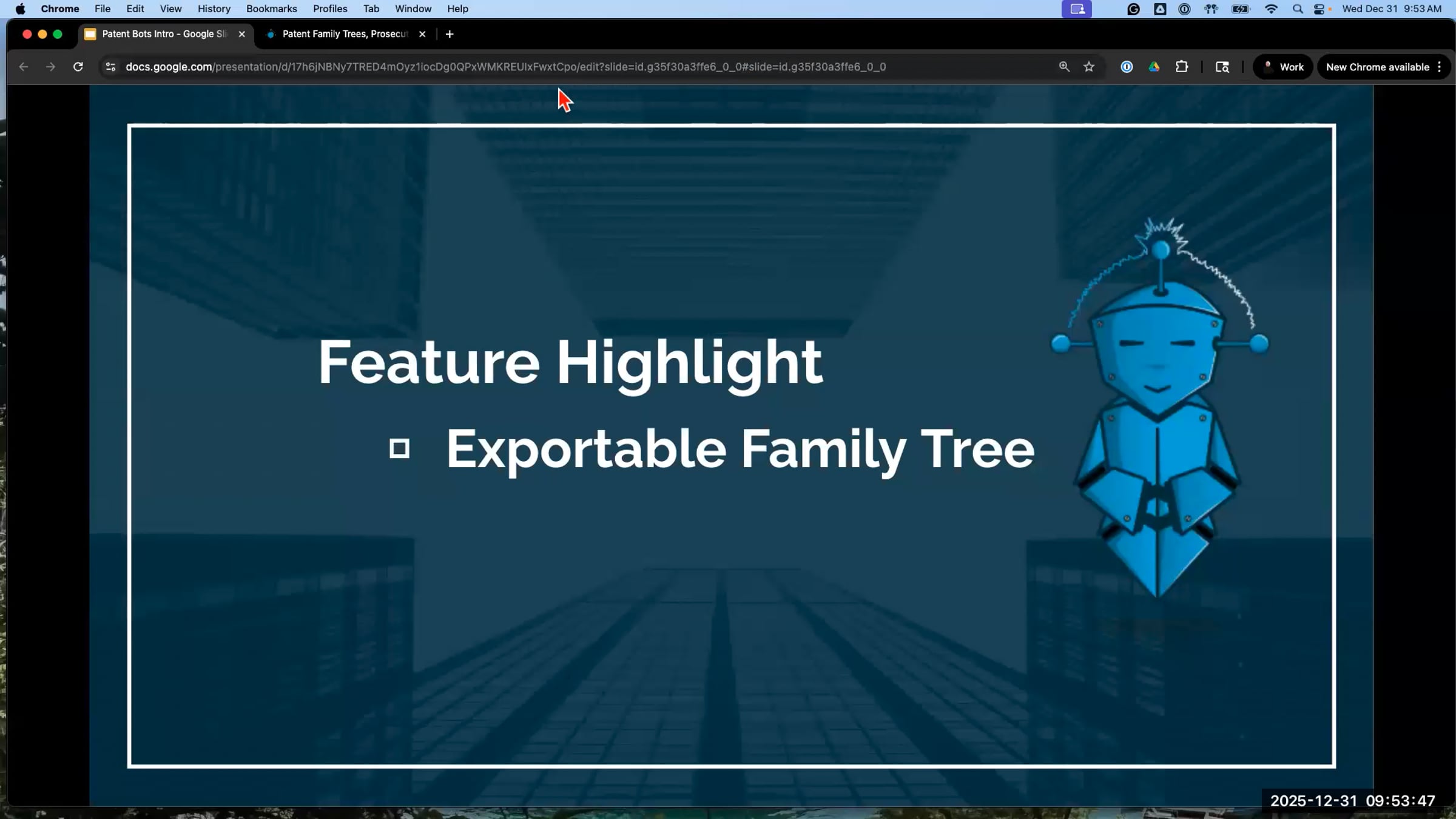 Exportable Patent Family Trees: Patent Bots Feature Highlight | Videos ...