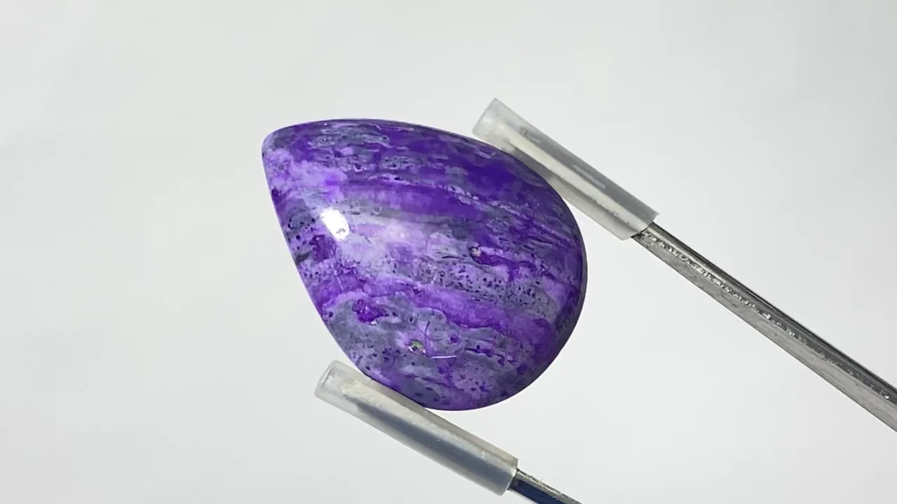 動画】【1点もの】スギライトAAA- ルース 1個 NO.144 - 天然石ビーズ