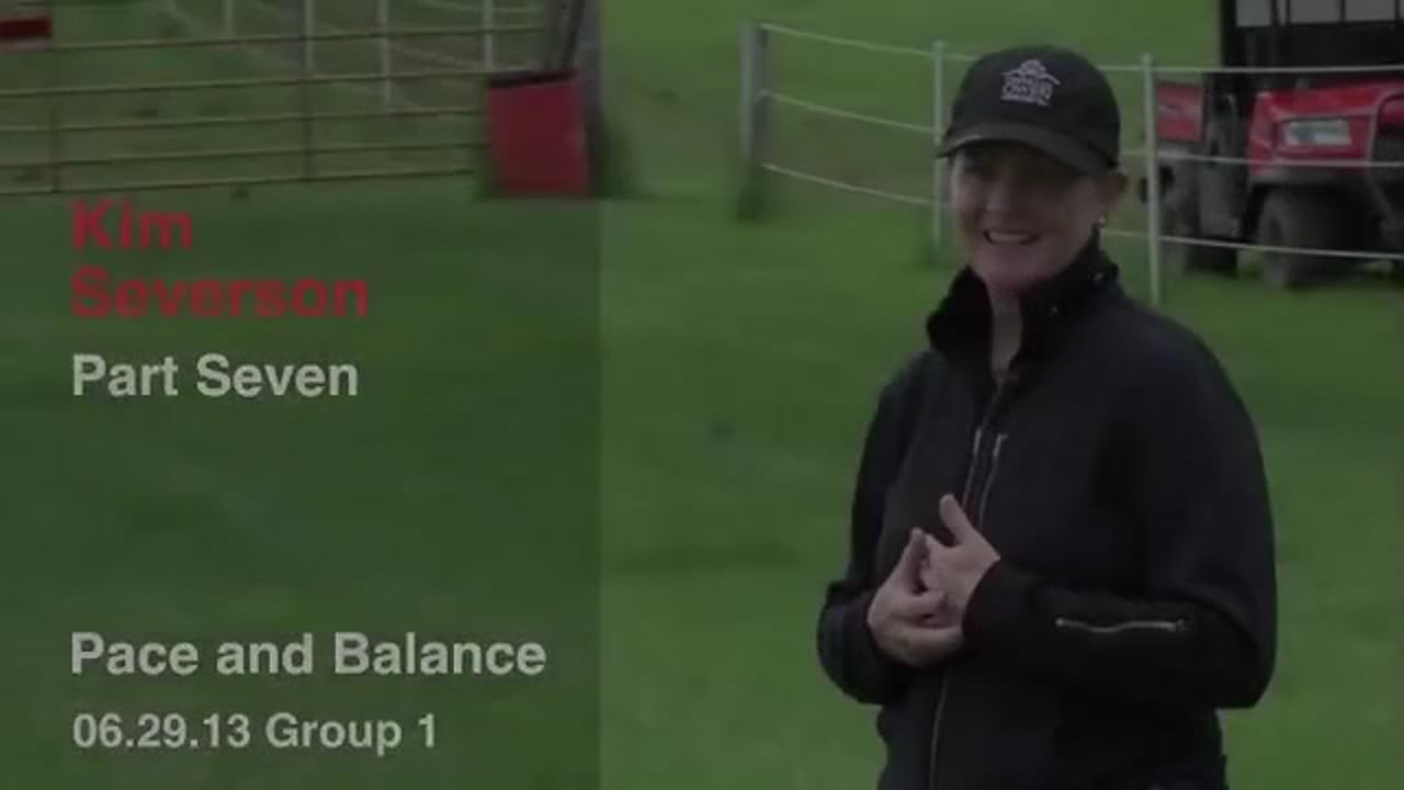 Pace & Balance | Kim Severson | PART 07