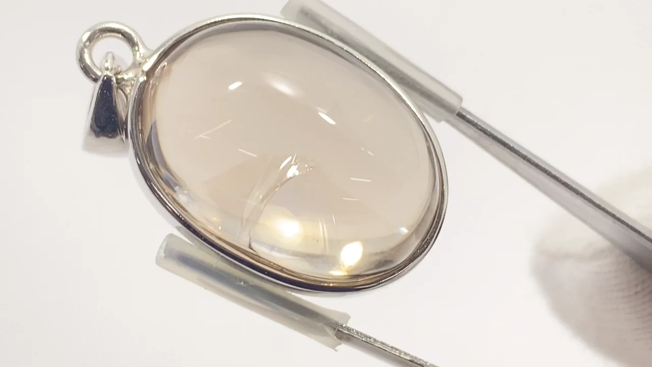 動画】【1点もの】スモーキークォーツAAA- ペンダントトップ SILVER925