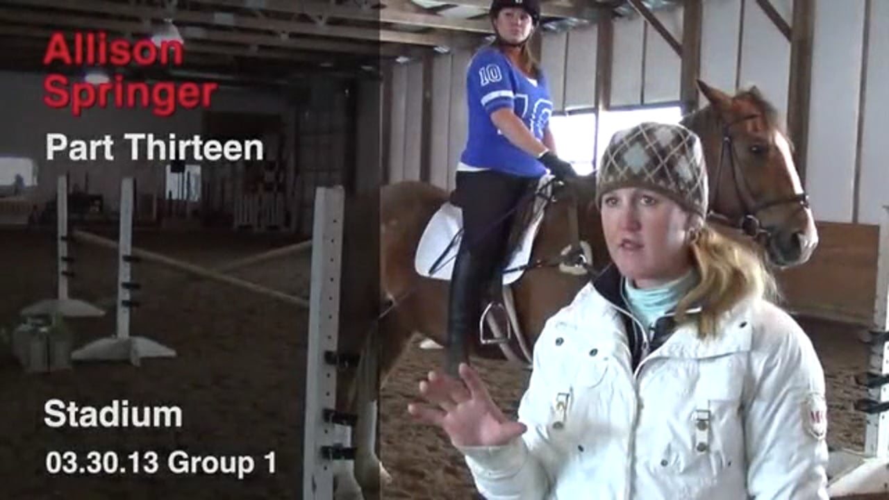 Stadium Clinic | Allison Springer | PART 13