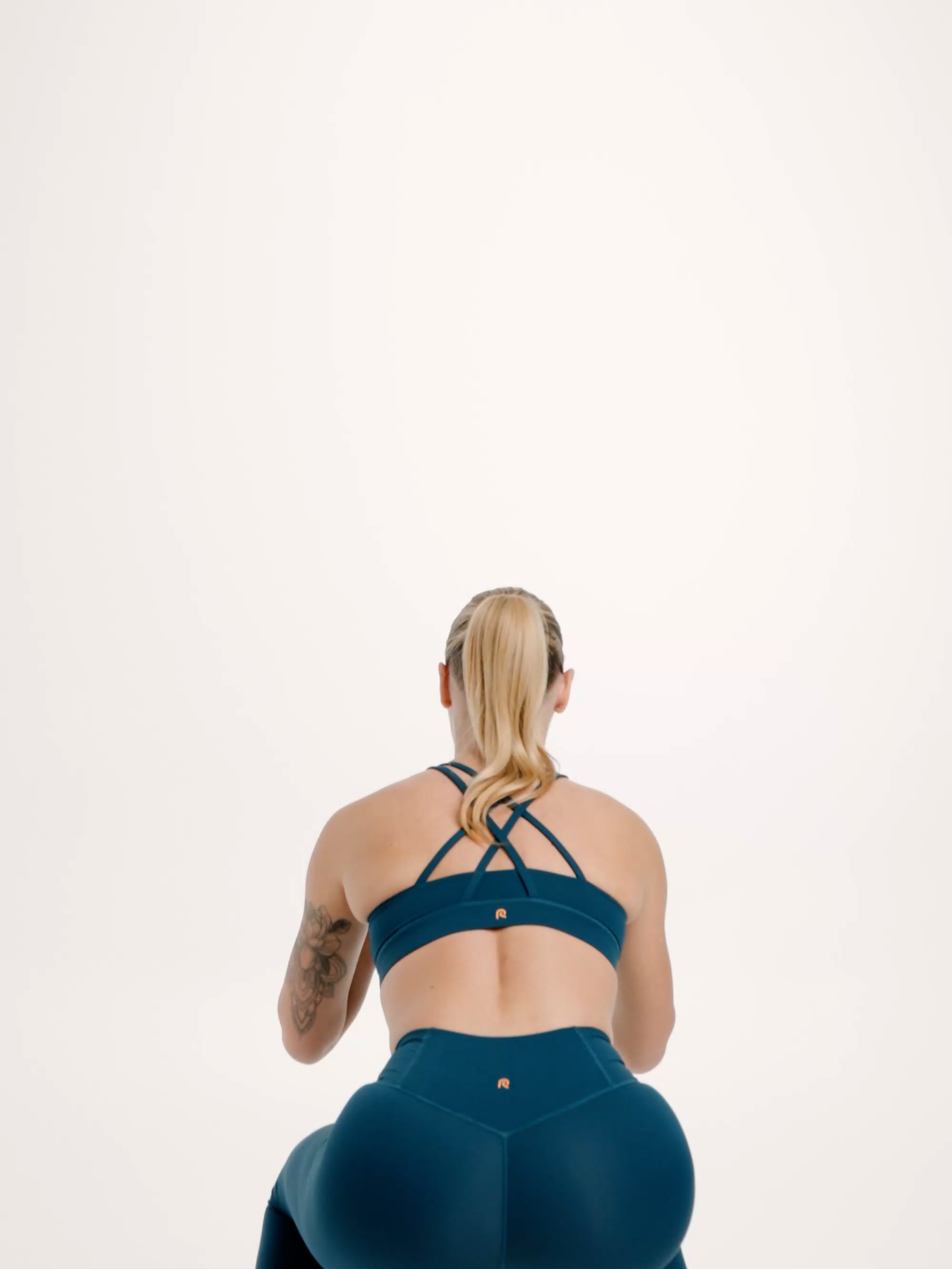 טייץ בגזרה גבוהה באורך ”28 מבד nero