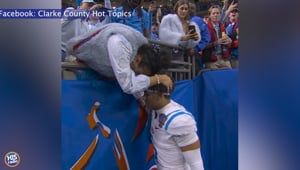 Ole Miss Quarterback Prays with His Mama