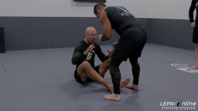 One Leg X Drill when Opponent is Too Close