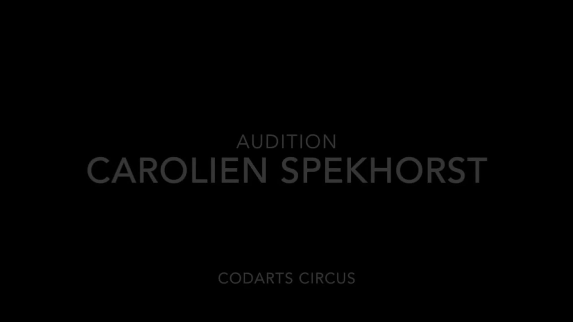 Codarts circus audition