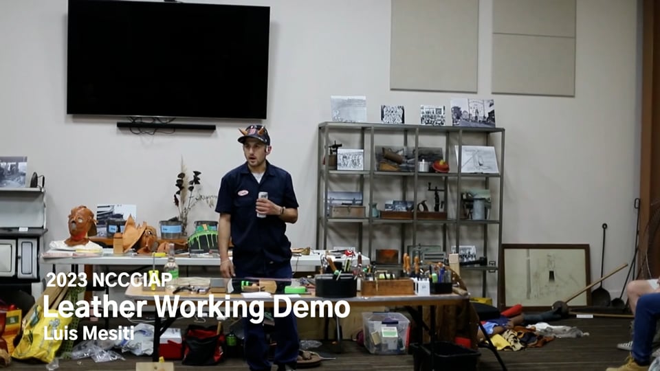 2023 NCCCIAP: Leather Working Demo
