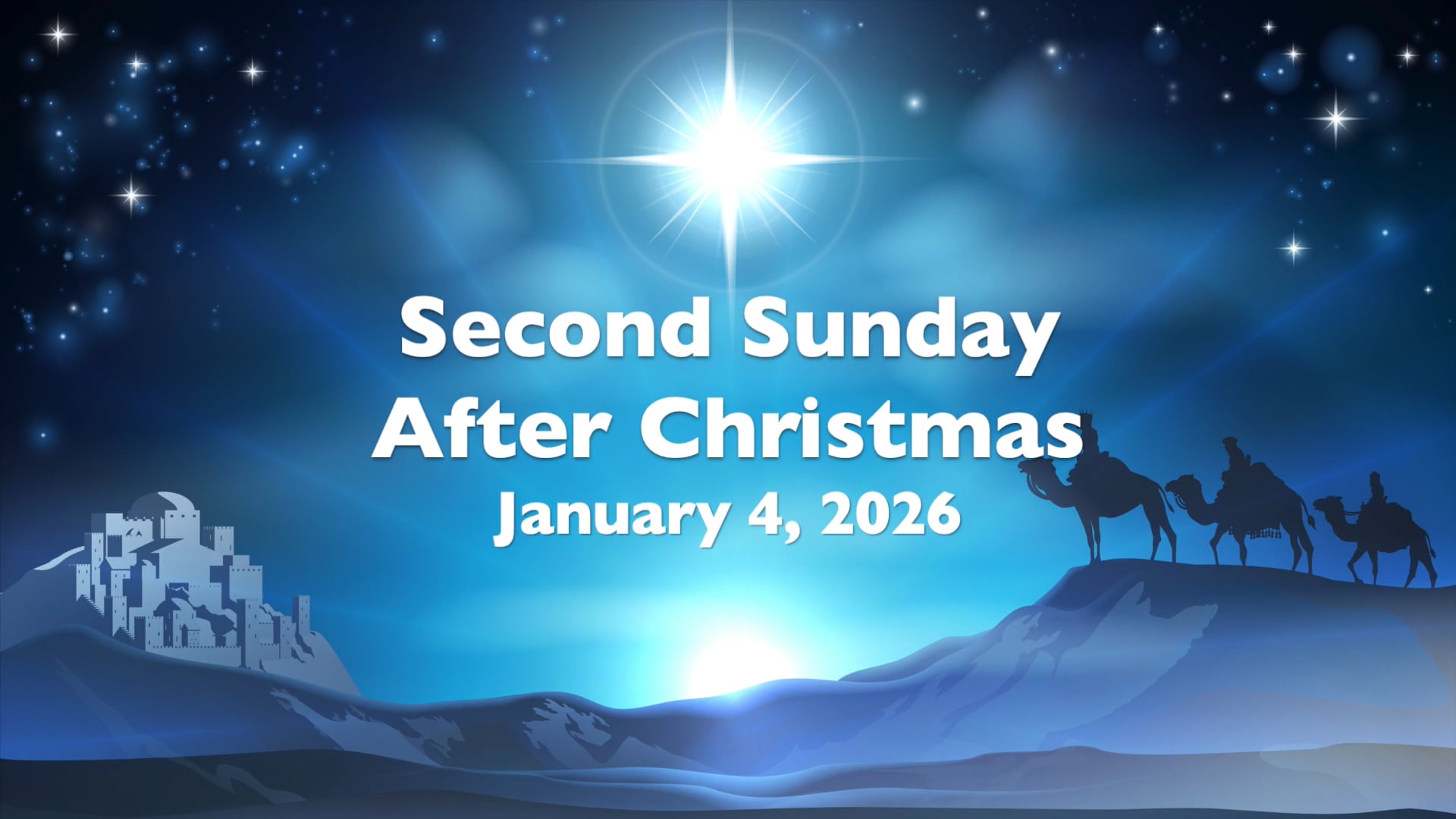 WCCA Second Sunday After Christmas - January 4, 2026
