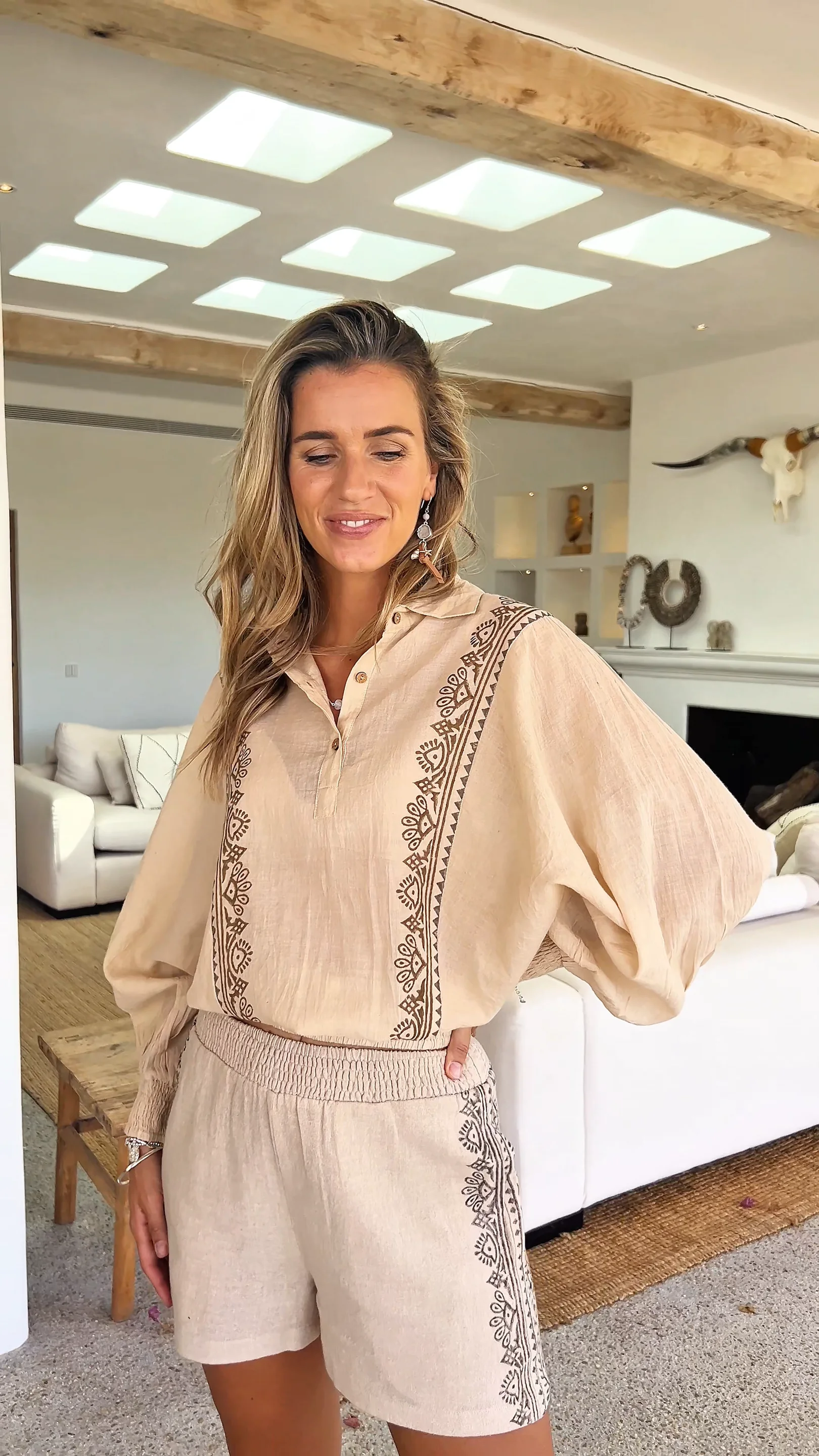 Resort wear ladies Blouse Briso Vedra Ibiza fashion - ibizamode