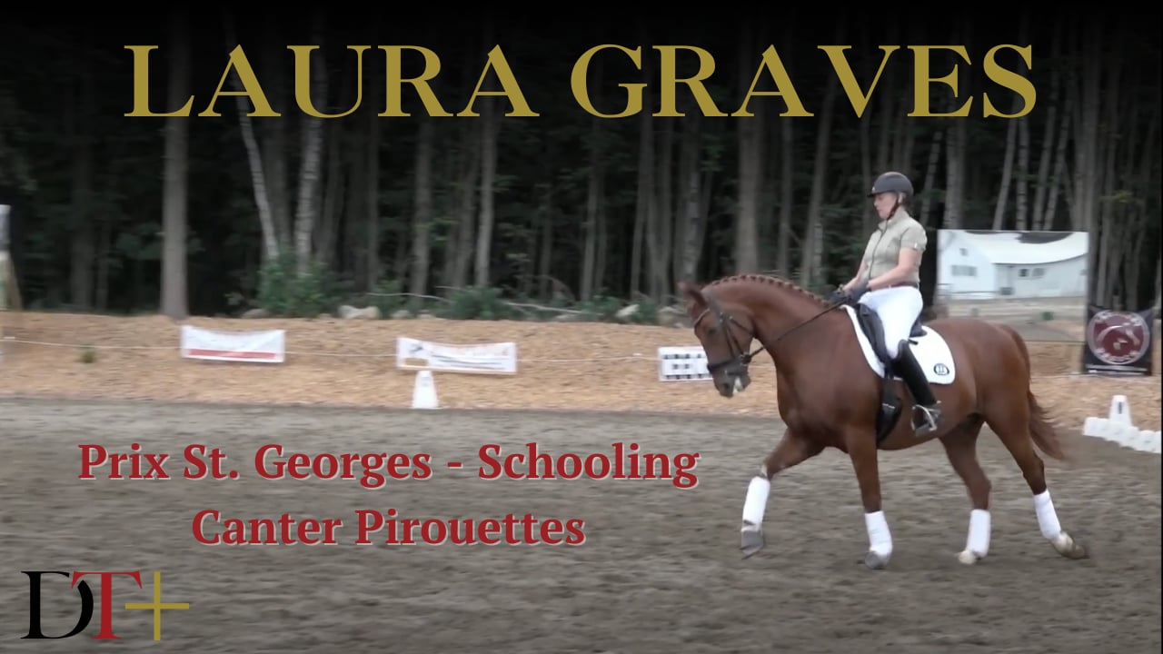 Prix St. Georges - Schooling Canter Pirouettes | Laura Graves
