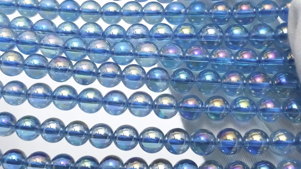 アクアオーラ ラウンド6mm ｜天然石ビーズの卸問屋・通販ケンケンジェムズ