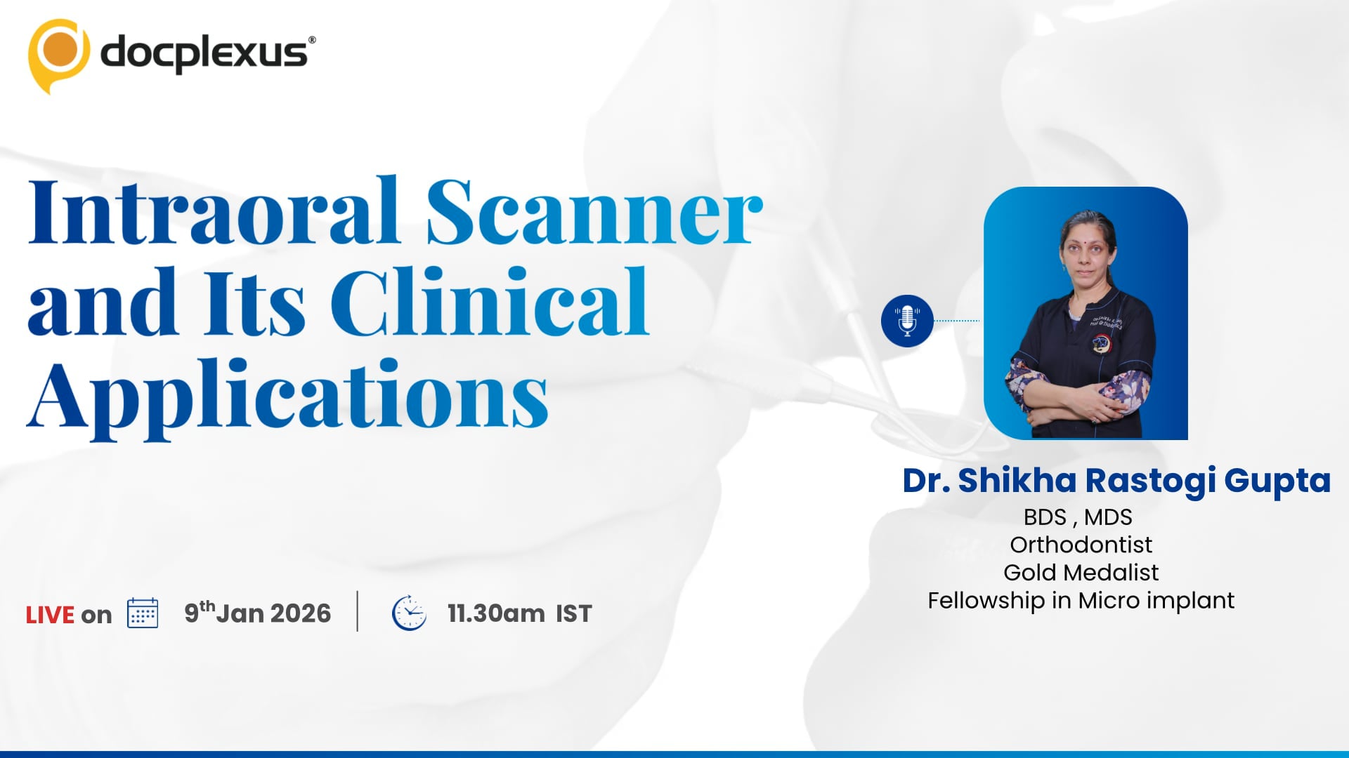 Intraoral Scanner and Its Clinical Applications