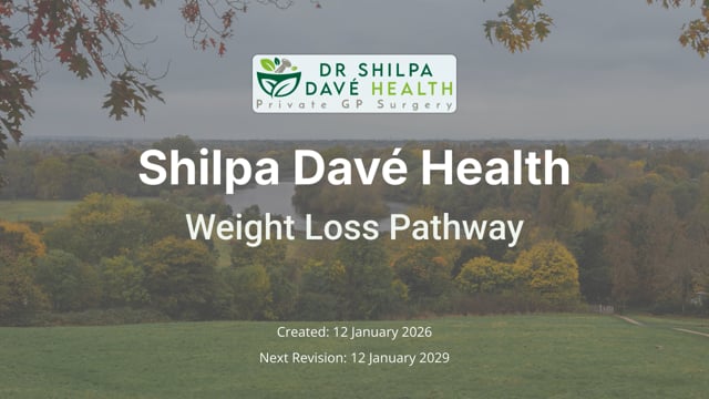 Weight Loss Pathway at Shilpa Davé Health