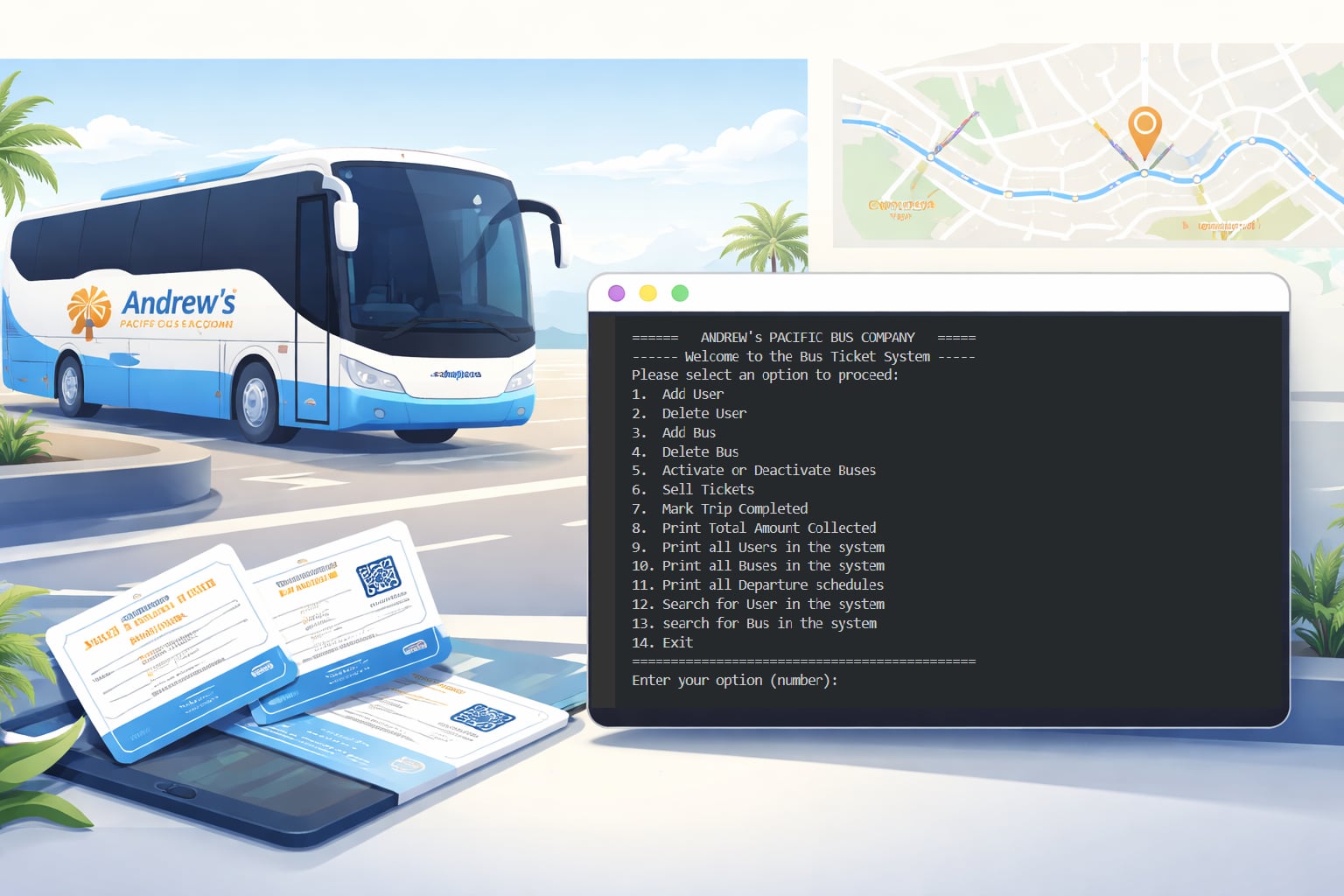 Python Project - Pacific Bus Company | Videos & Movies on Vimeo