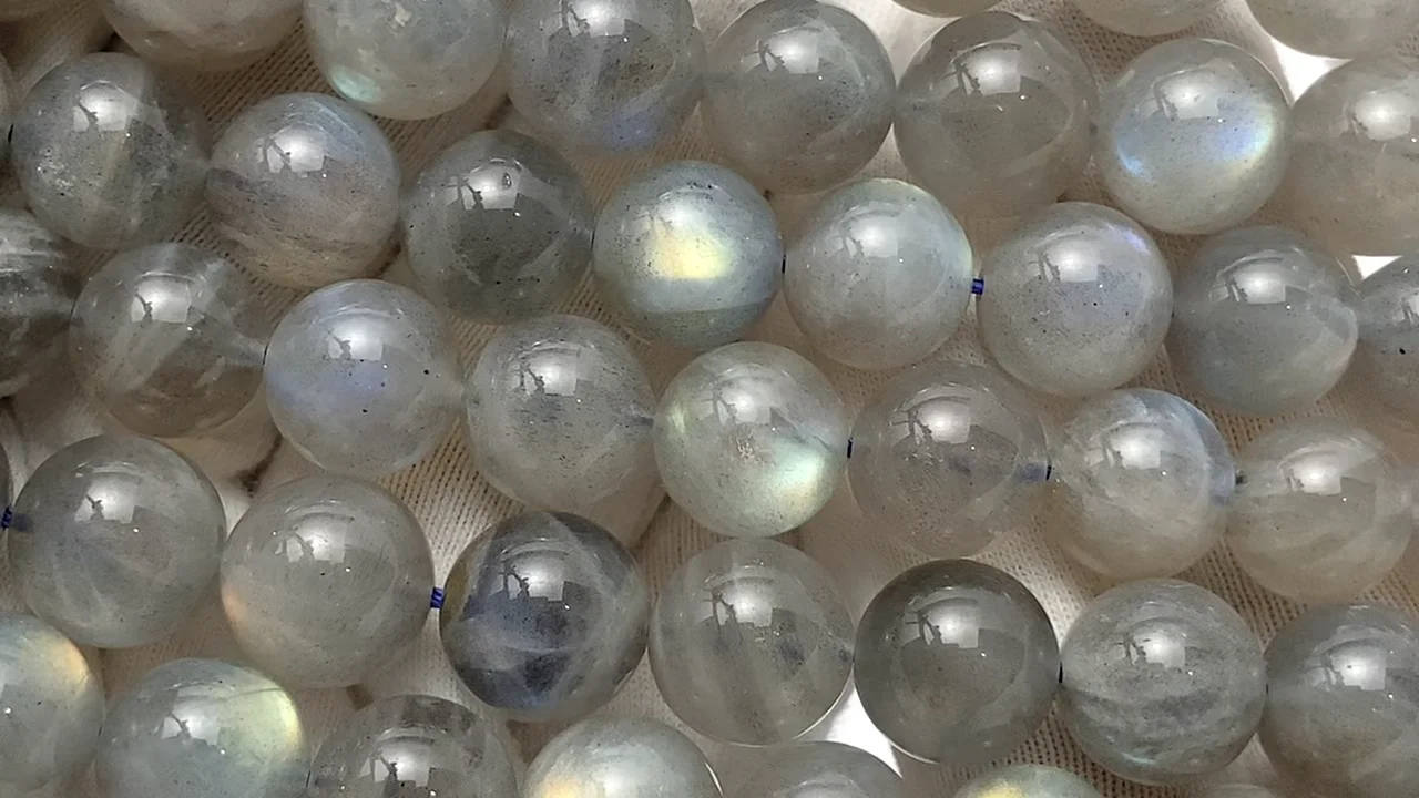 ラブラドライト ラウンド10mm 半連/1連｜天然石ビーズの卸問屋・通販 