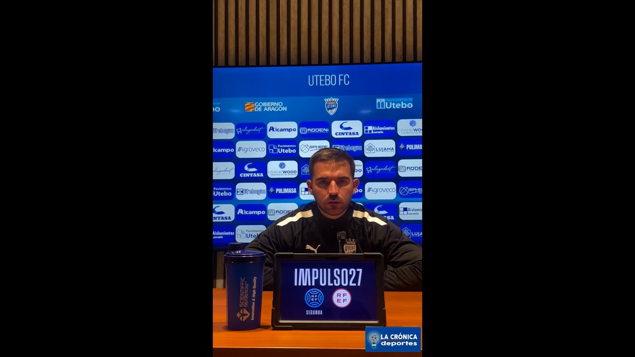 LA PREVIA / Utebo FC - UD Logroñes / JUAN CASAJÚS (Entrenador Utebo) Jor. 18 - Segunda Rfef Gr2 / Fuente: Facebook Utebo FC