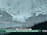 Rischio valanghe, allerta arancione sul Gran Sasso