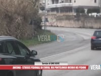 Ancona - Strisce pedonali in curva