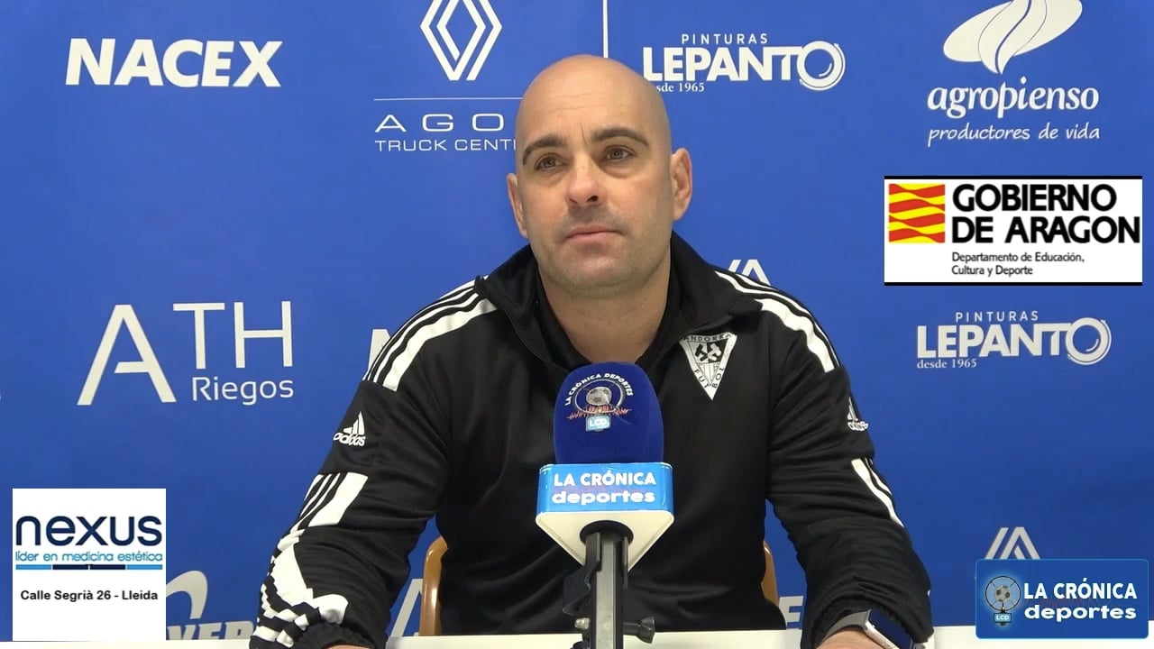 CARLOS GIL (Entrenador Andorra) CD Binéfar 1-2  Andorra CF / Jor. 17 / Tercera Rfef