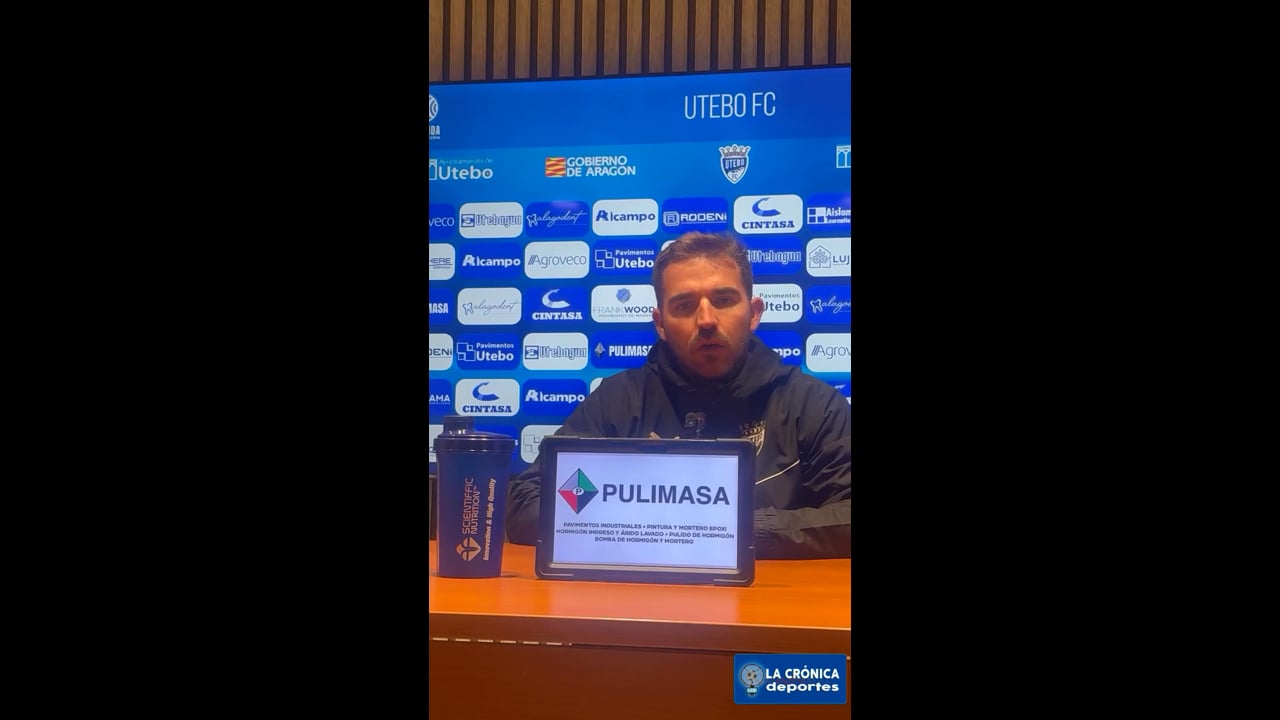 JUAN CASAJÚS (Entrenador Utebo) Utebo FC 3-0 Logroñes / Jor. 18 - Segunda Rfef / Gr 2 / Fuente: Facebook Utebo FC